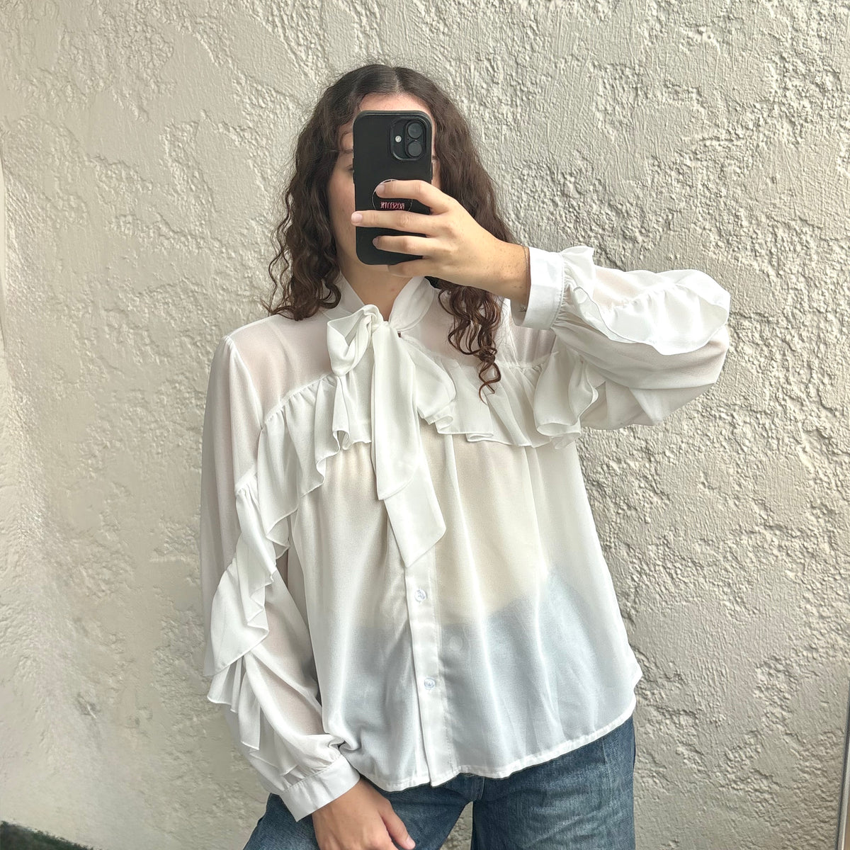Blouse transparente