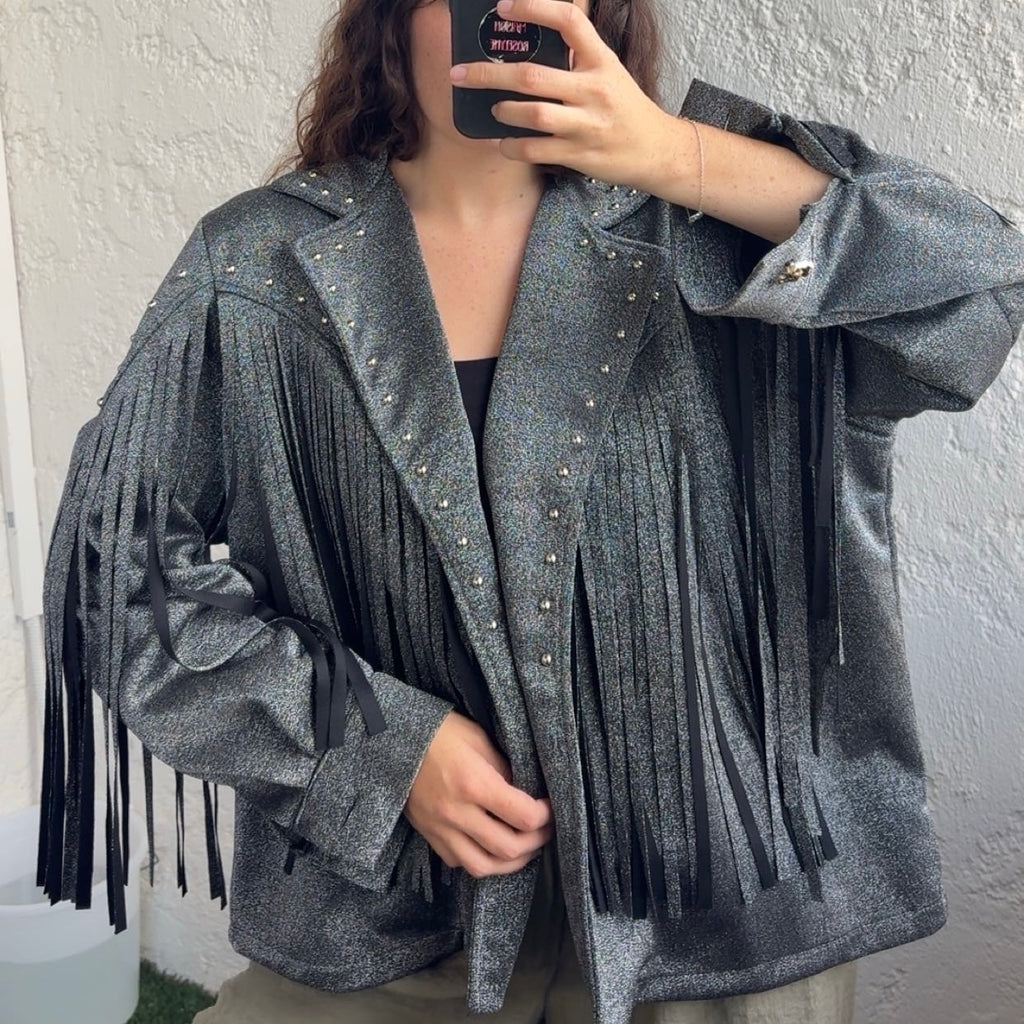 Veste argenté